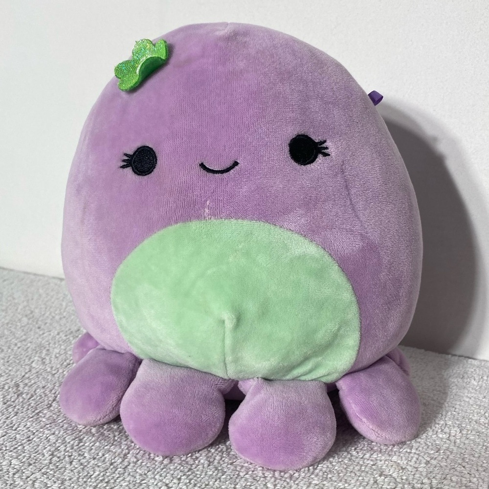 5/$35 Squishmallows Purple Green Violet The Octopus Plush Toy Stuffed Animal